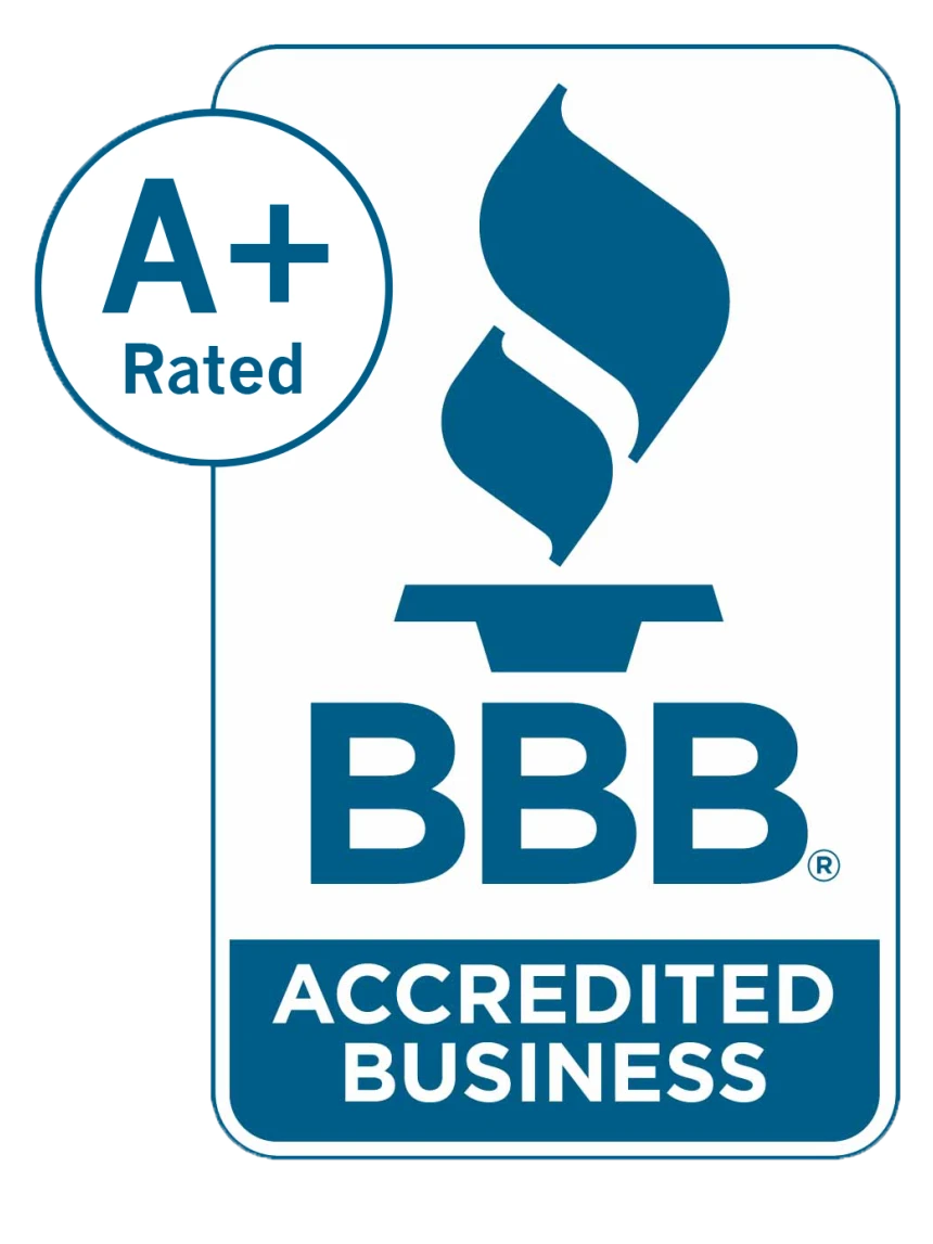 BBB Accredited Business A+ Rated logo
